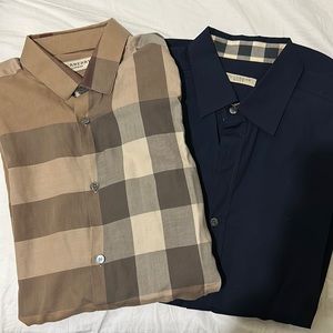 Burberry men Check shirts Bundle